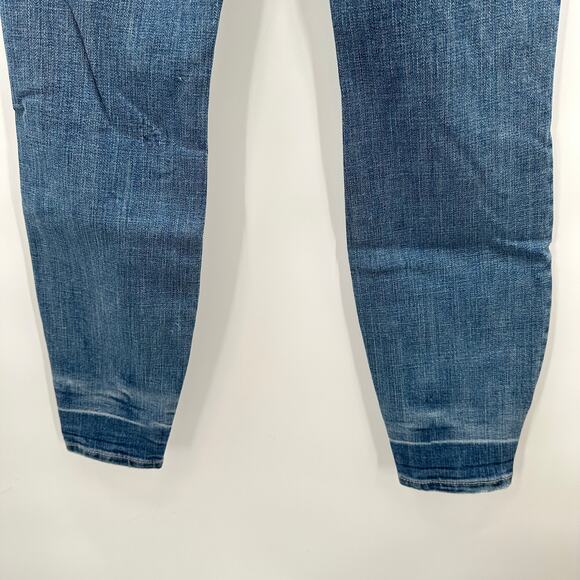 GOOD AMERICAN NWT Good Waist Crop Denim Jean in Blue634 // 0 - Picture 11 of 14